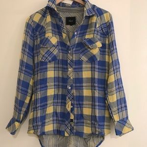 Rails Blue Plaid Shirt